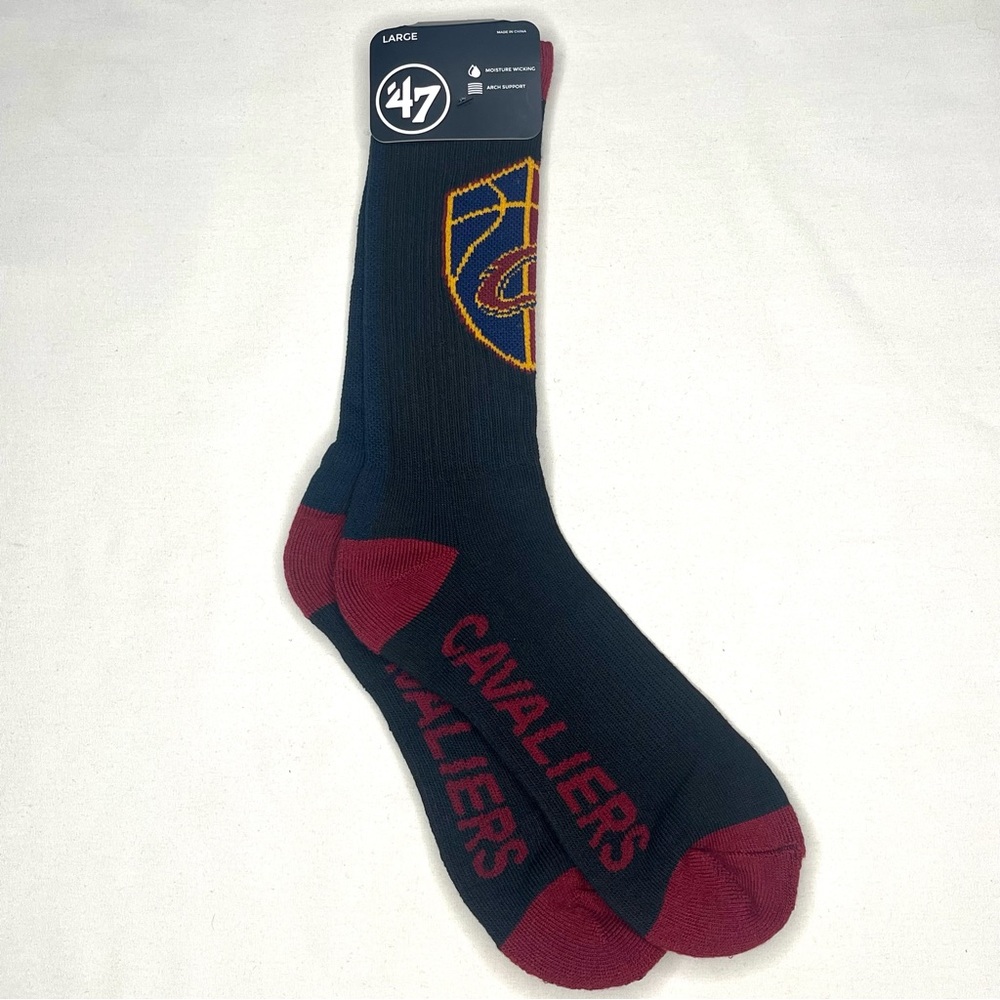 Cleveland Cavaliers athletic crew socks